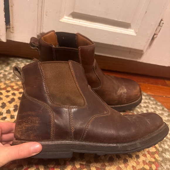 Keen Other - Keen men’s Chelsea Brown Leather Ankle Boots size 10